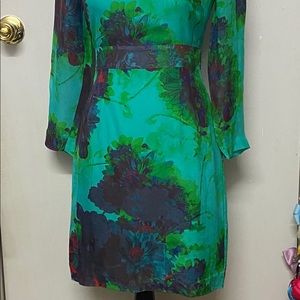Casual- semi formal dress 100% silk